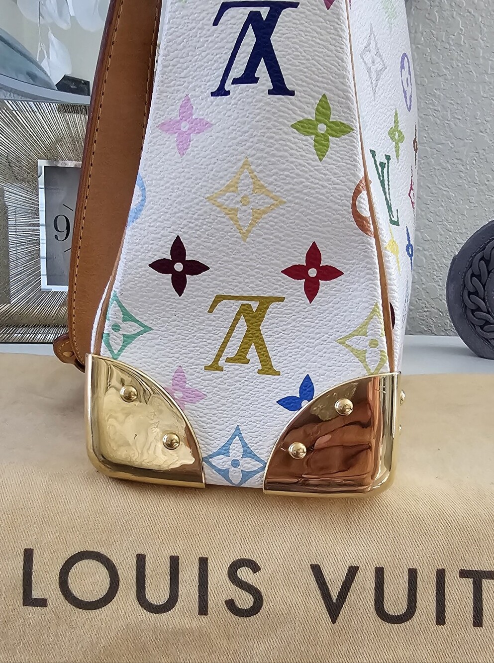 EUC Louis Vuitton Takashi Murakami Boulogne Medium hobo bag - Picture 3 of 7
